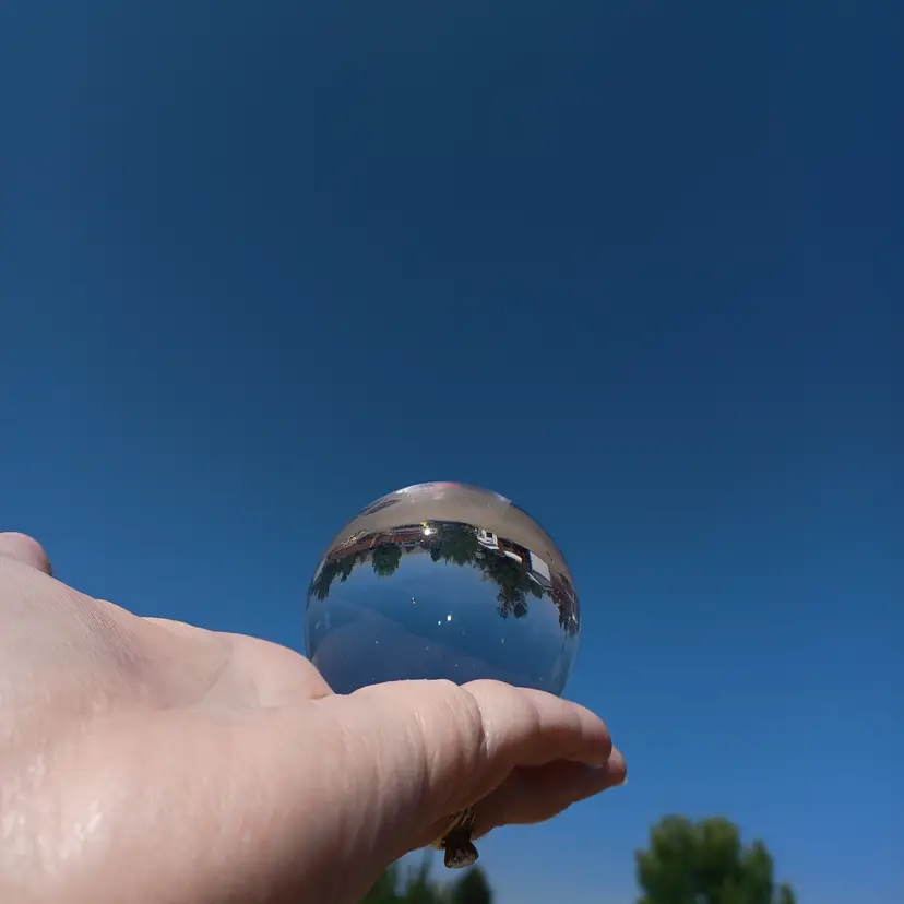 Crystal Clear Glass Sphere Crystal Ball 2 inch