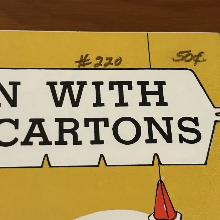 Vintage Pack O Fun Publication Fun With Cartons Retro Kids Activities Book 1967