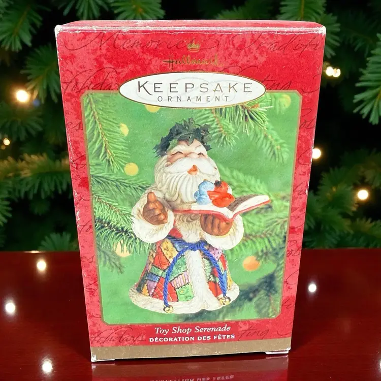 Hallmark Toy Shop Serenade Santa Keepsake Ornament Christmas 2000