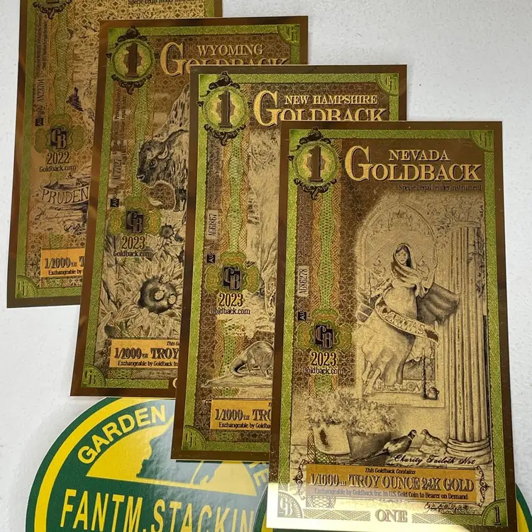 Set Of 4 Goldbacks