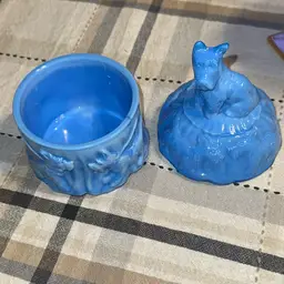 79 Old Akro Agate Powder Dish