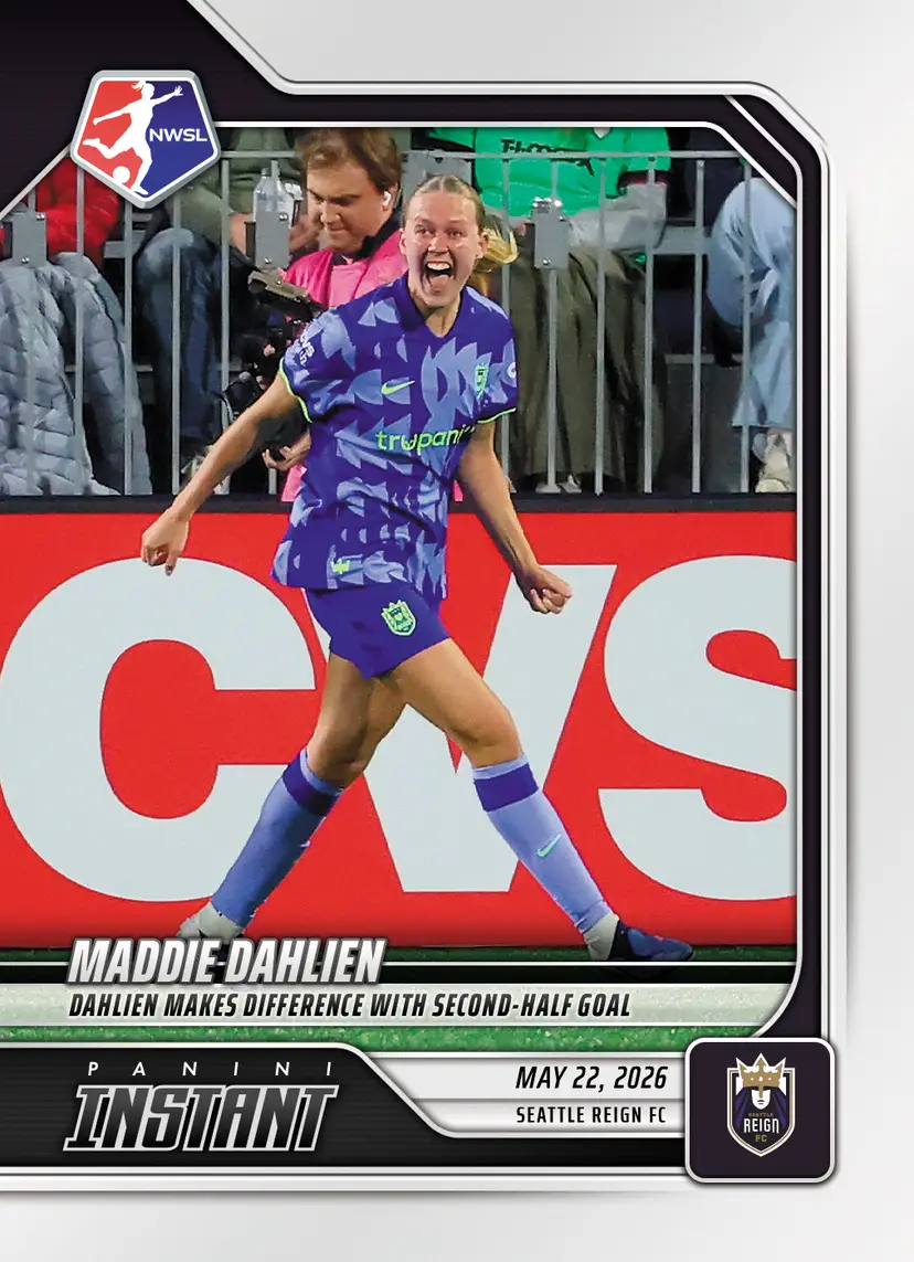 Maddie Dahlien Soccer Card - 1 of 85 Made! - Second-Half Game-Winner - 2026 Panini Instant NWSL #73