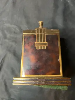 Ronson Art Deco Touch-Tip Lighter and Cigarette Dispenser