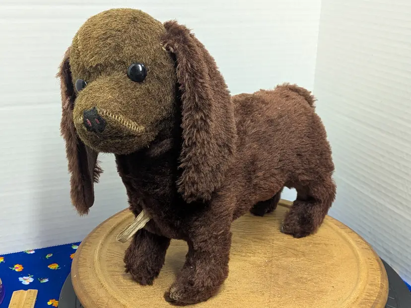 ANTIQUE KNICKERBOCKER "ANIMALS OF DISTINCTION" MOHAIR COCKER SPANIEL DOG