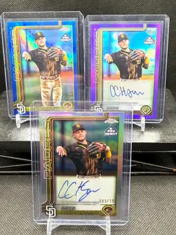 Cobb Hightower Pro Debut Numbered Autograph Lot