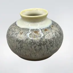 Neher Pottery Small Mini Bud Vase Air Plant Vase Drip Glaze 2018 2.5”