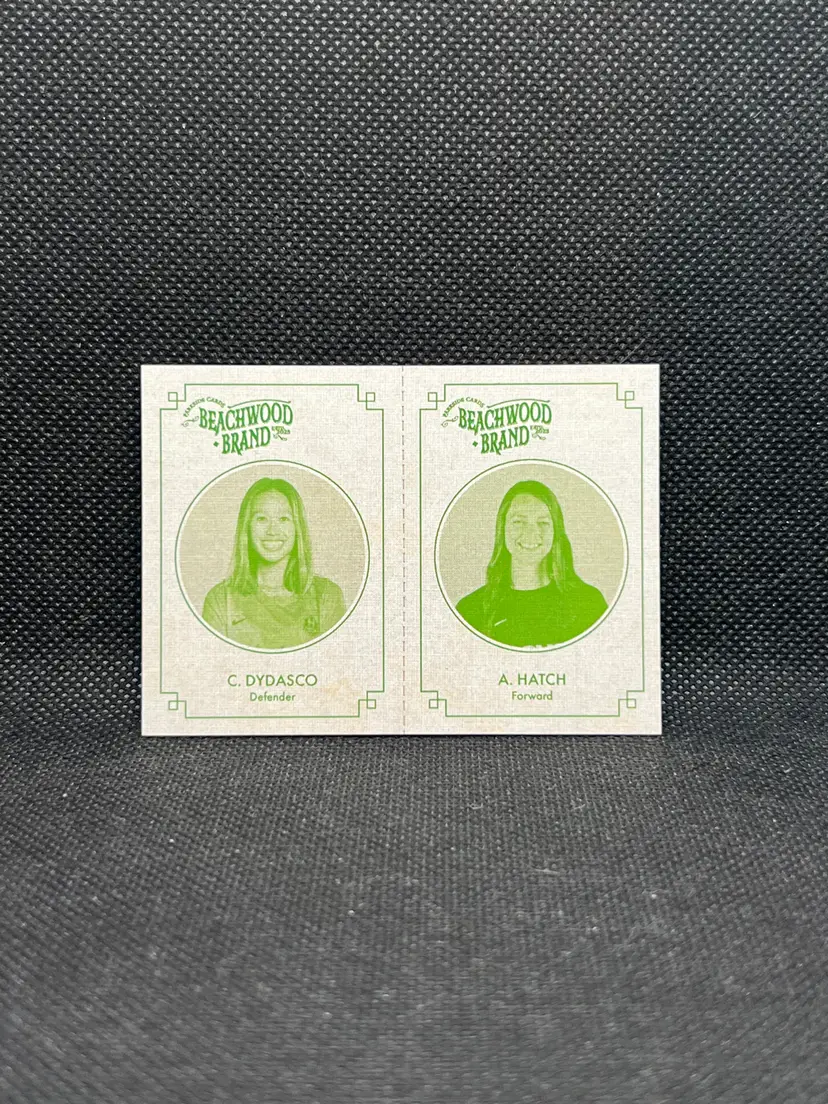 Ashley Hatch Caprice Dydasco 2023 Parkside NWSL Beachwood /50 Soccer Card