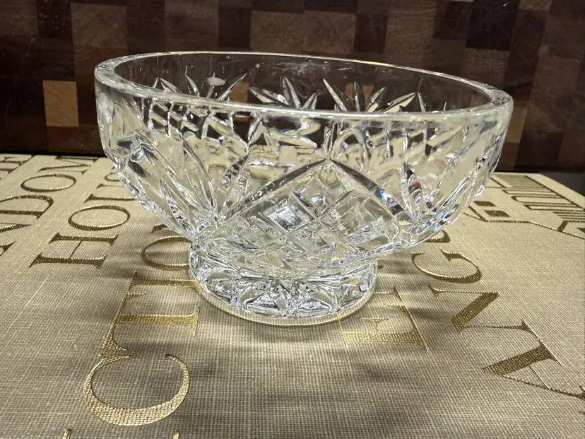 Crystal Pinwheel Star Small Bowl