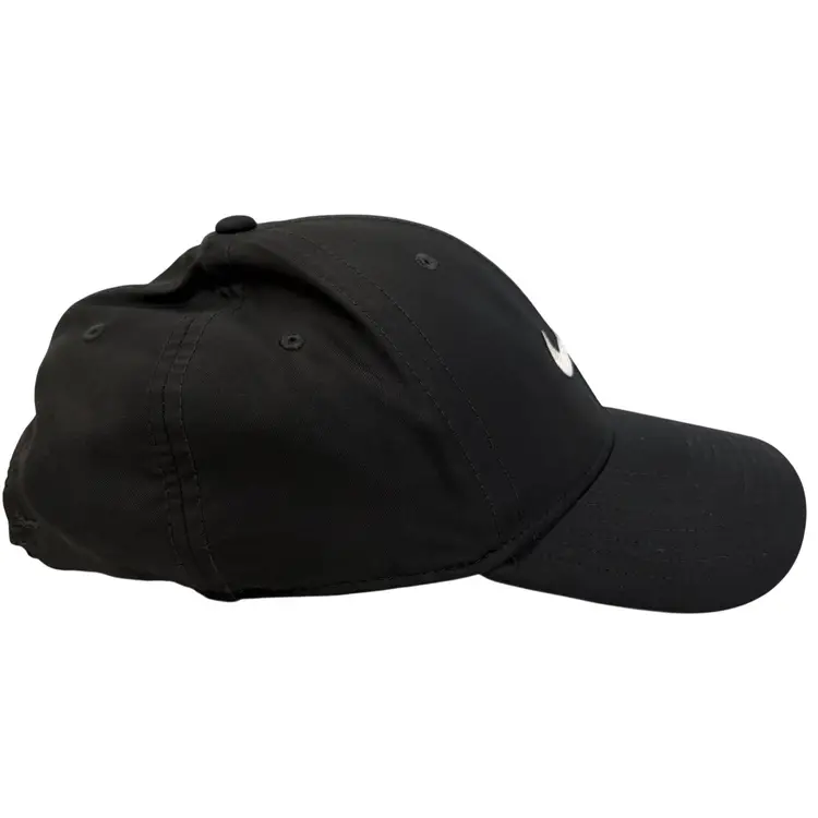 Nike Legacy 91 Dri-Fit Training Hat Black Unisex White Swoosh Adjustable Hat