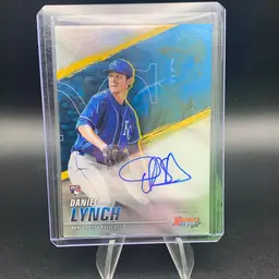 Daniel Lynch RC Refractor Auto Bowman’s Best 2021 Kansas City Royals