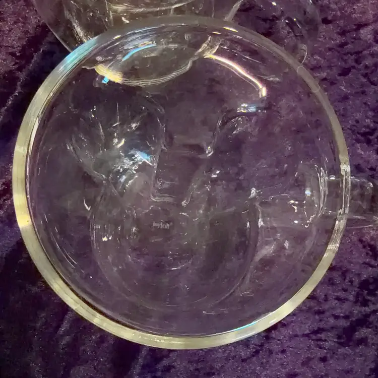 JoyJolt Disney Mickey Mouse Double Wall Glass Mugs (2)