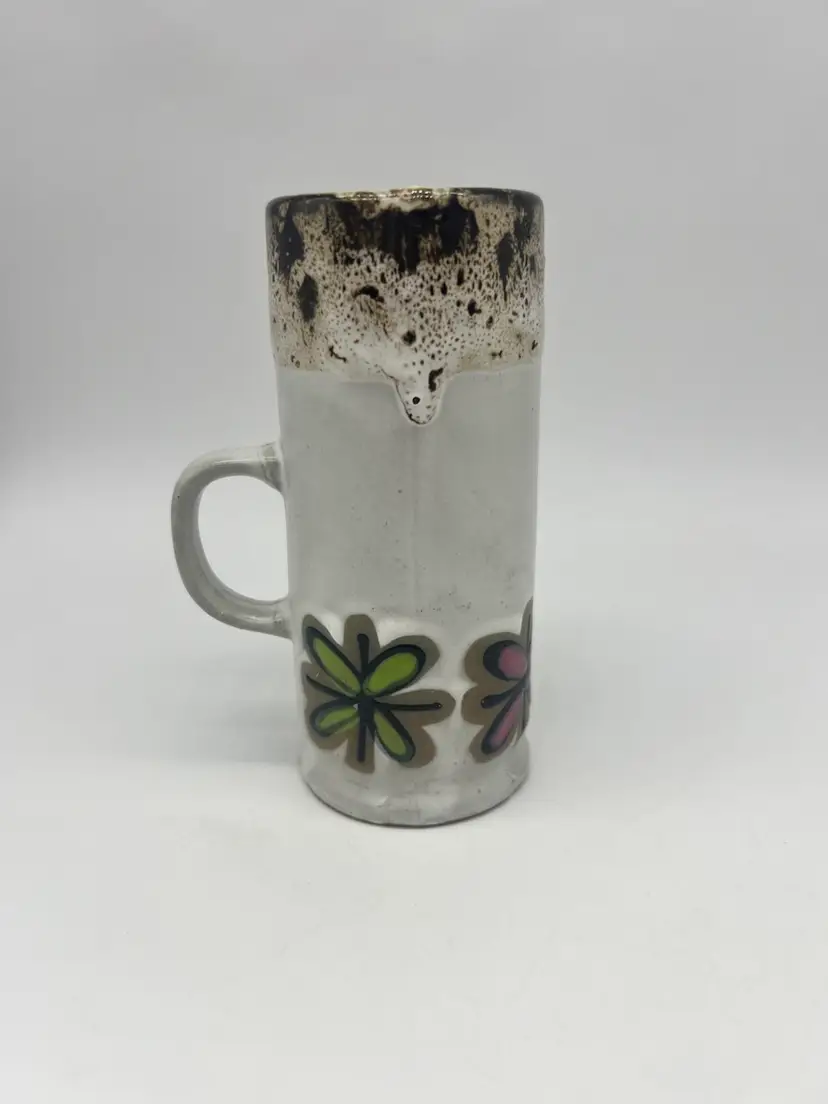 Vintage Hand painted Ceremony Tea Drip Glazed Tea Cup