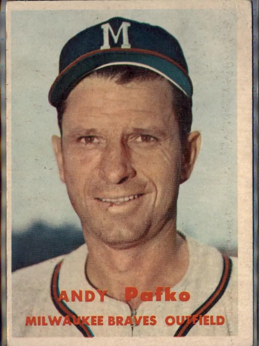 1957 Topps #143 Andy Pafko - ( pk1 ) - Milwaukee Braves