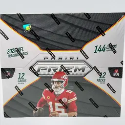 2025 Panini Prizm Football 1 Hobby Box Live Team Rip MBB1806 (stacked shipping)