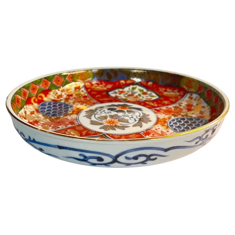 11" Vintage Imari Bowl Dish by Takahashi San Francisco, USA