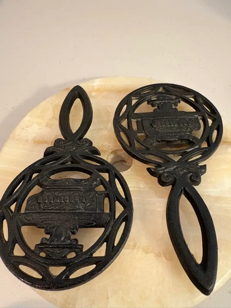Vintage Wedgewood Small Iron Trivets