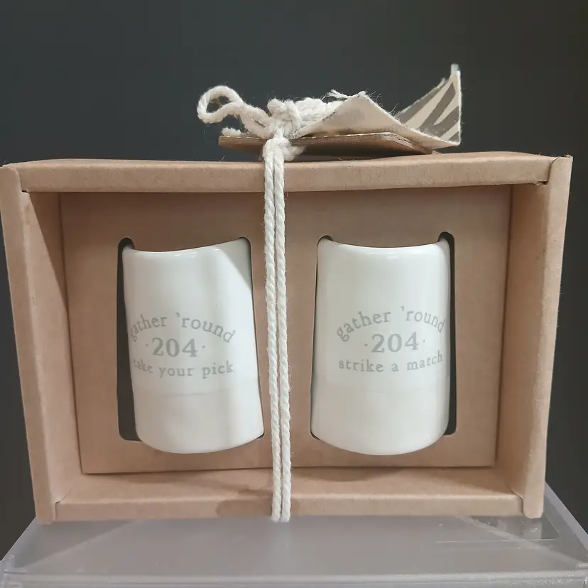 Toothpick and Match Holder Set - NWT