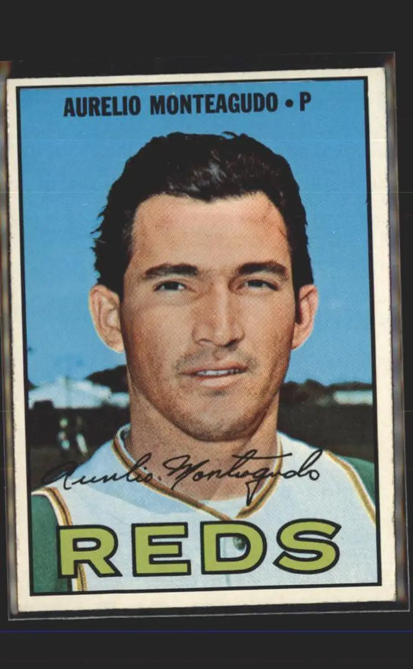 1967 Topps #453 Aurelio Monteagudo - (137) - Cincinnati Reds