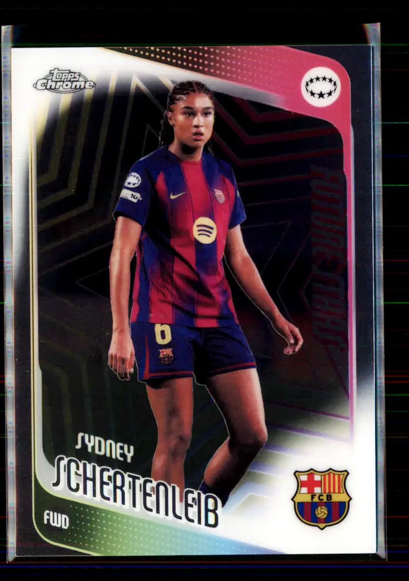 Sydney Schertenleib 2025-26 Topps Chrome UEFA Women's Champions League Future St - FC Barcelona