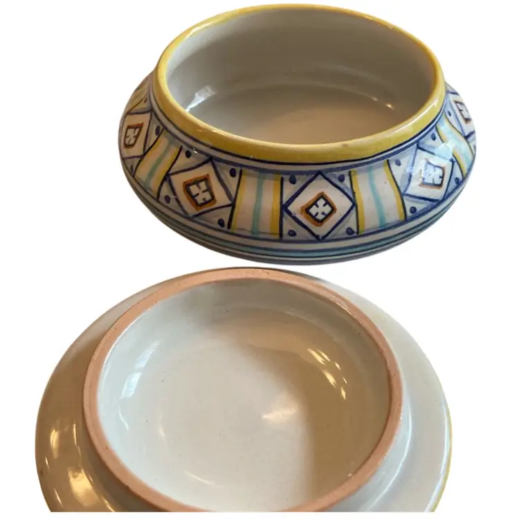 Ceramic Trinket Box Made In Italy