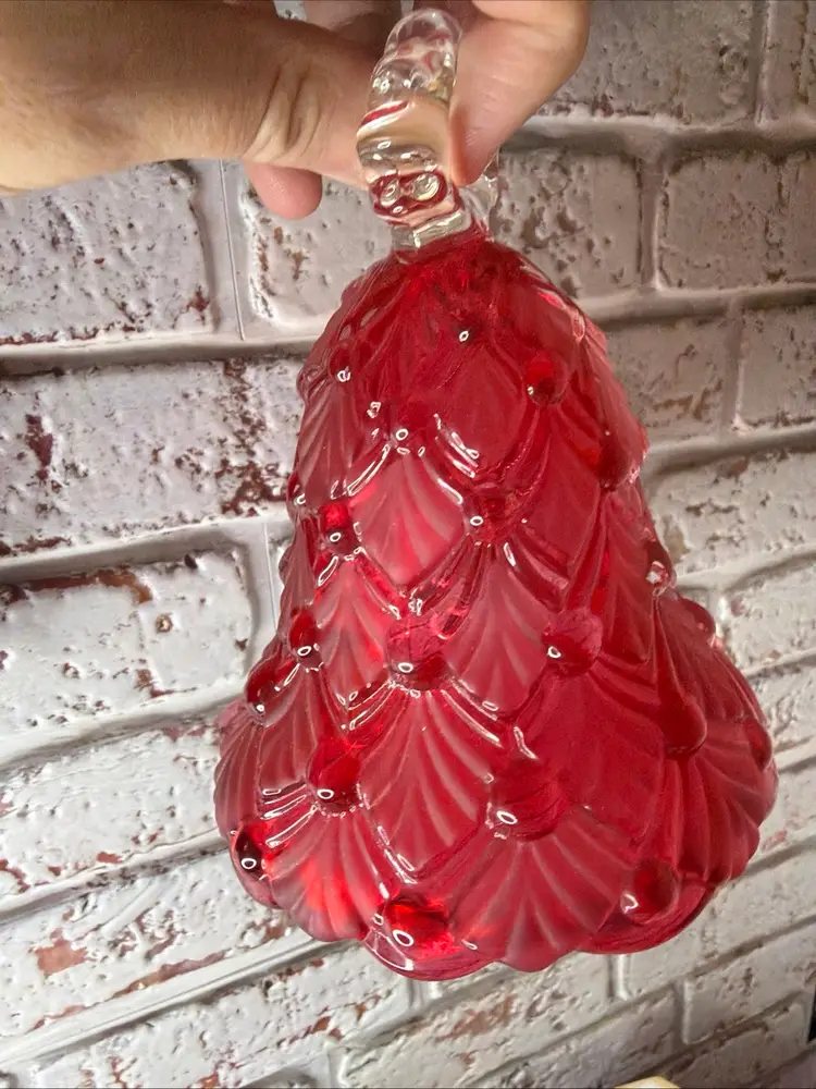 Mikasa Winter Dreams Red Christmas Bell  Germany