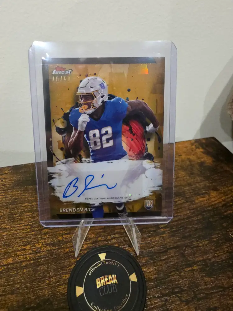 Brendan Rice 2024 Topps Finest Rookie Auto /50