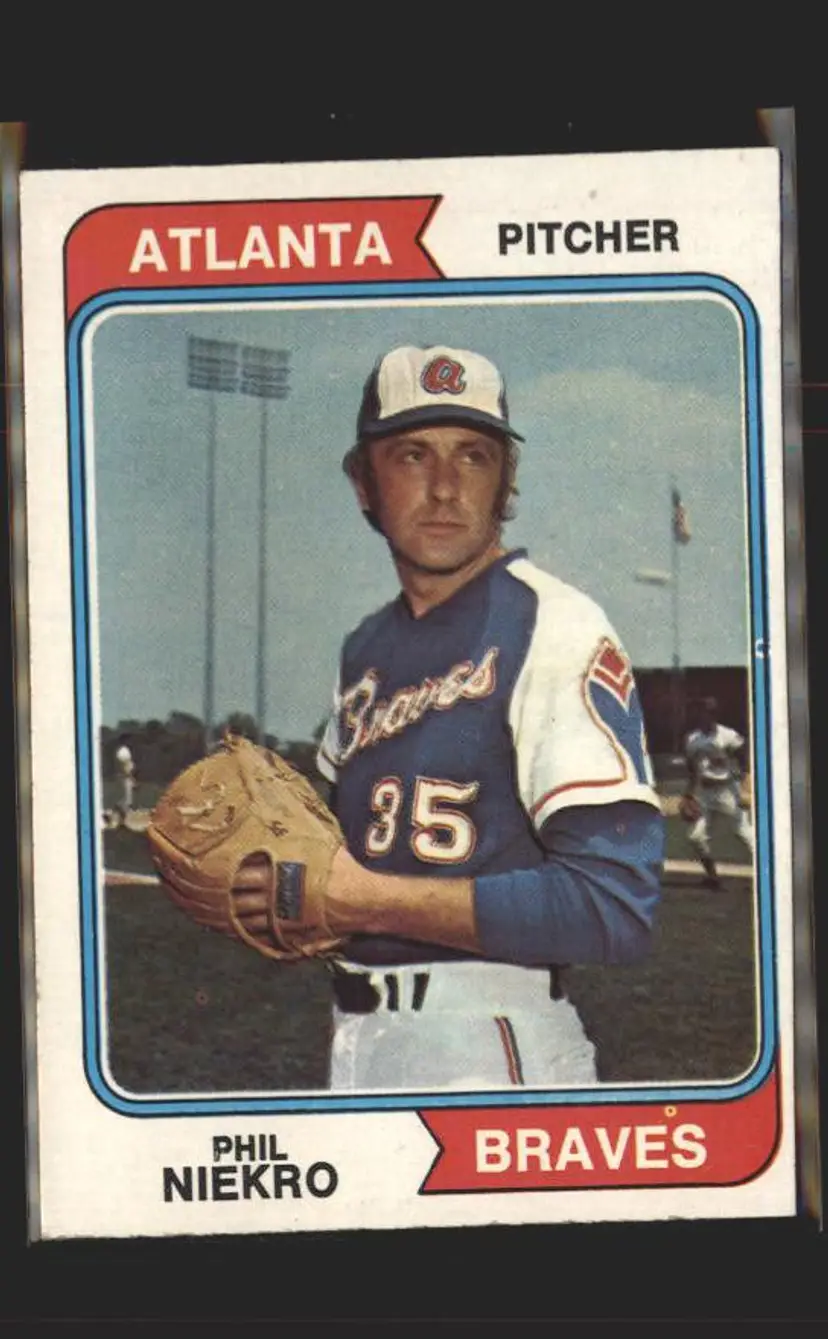 1974 Topps #29 Phil Niekro - (pk5) - Atlanta Braves