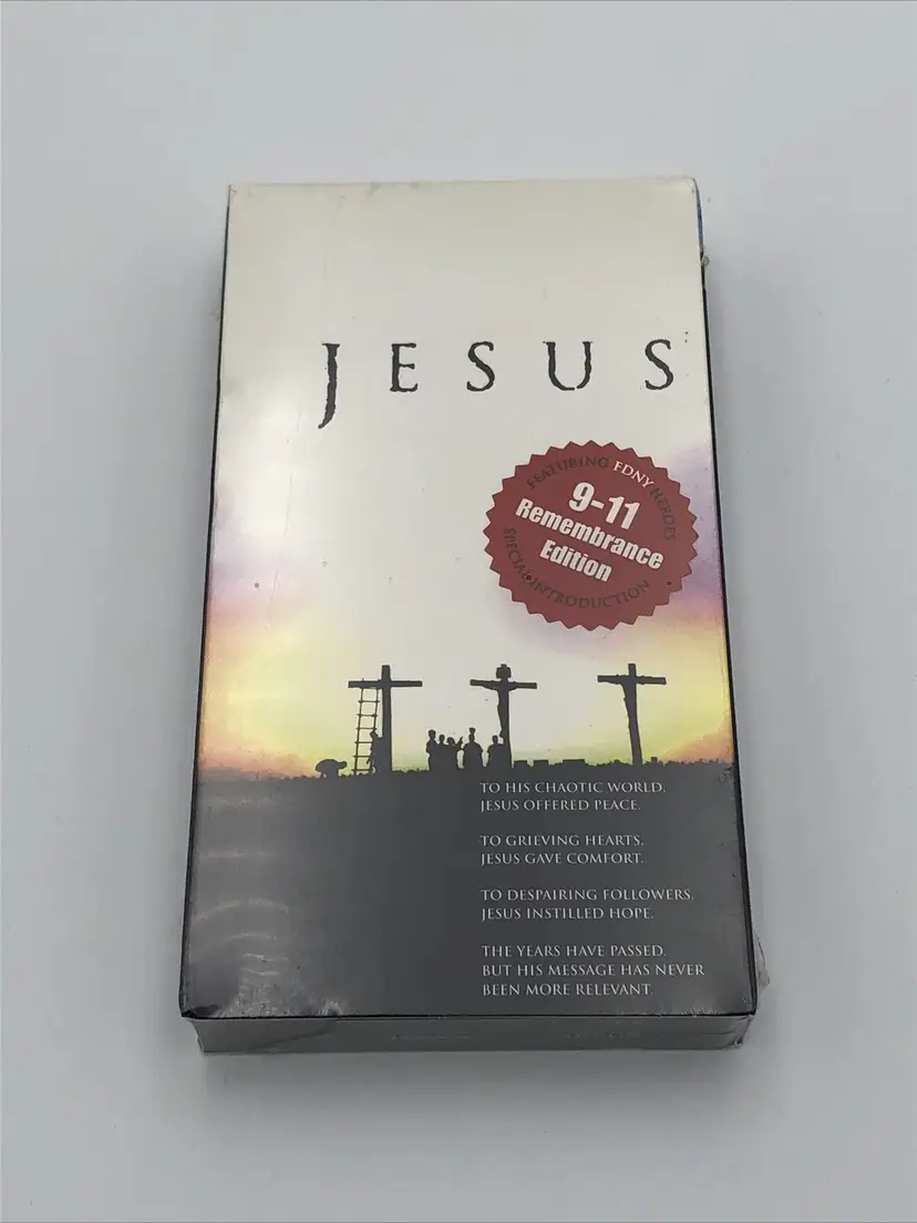 Jesus (Sealed VHS) Brian Deacon 9-11 Remembrance Edition with FDNY Heroes
