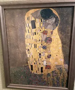 Klimt Art Print Wood Framed 8x10"