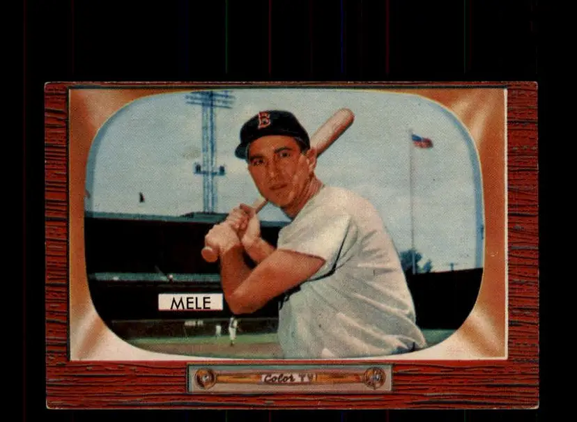 1955 Bowman #147 Sam Mele - (pk-tl3) - Boston Red Sox