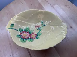 Carlton Ware Australian Yellow Wild Rose Pedestal Bowl