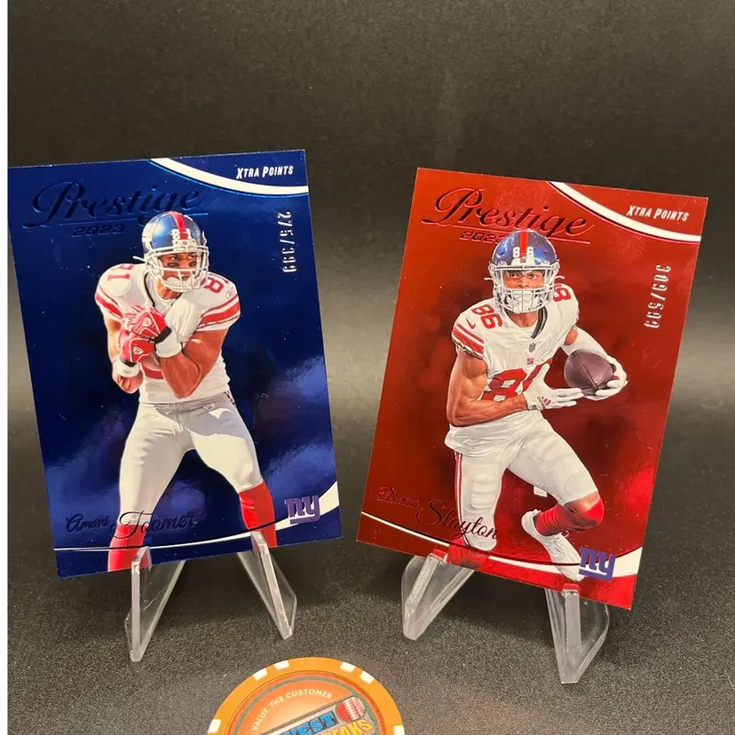 Darius Slayton & Amani Toomer Parallel 2023 Prestige New York Giants