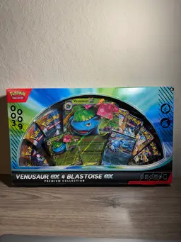 Pokémon TCG Venusaur ex and Blastoise ex Premium Collection 💎