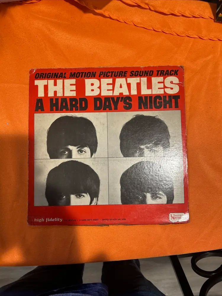 The Beatles Hard Day's Night Vinyl LP Vintage Vinyl Record