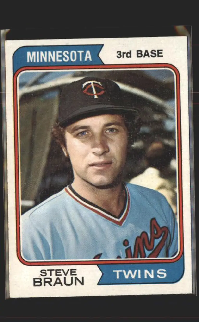 1974 Topps #321 Steve Braun - (pk5) - Minnesota Twins