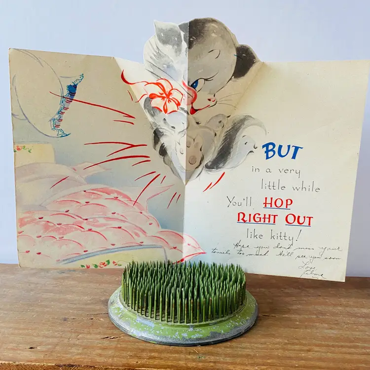 To A Little Girl Who Is Ill Greeting card