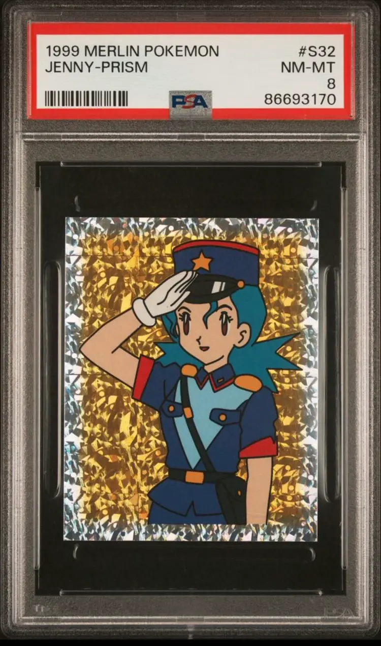 1999 Merlin Pokemon Jenny Prism #S32 – PSA 8