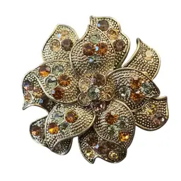 LC Flower Brooch 1 1/2”