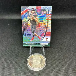 2020 Panini Prizm Draft Picks Patrick Mahomes Blue Wave /299 Kansas City Chiefs