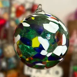 Glass Orb/ornament Green