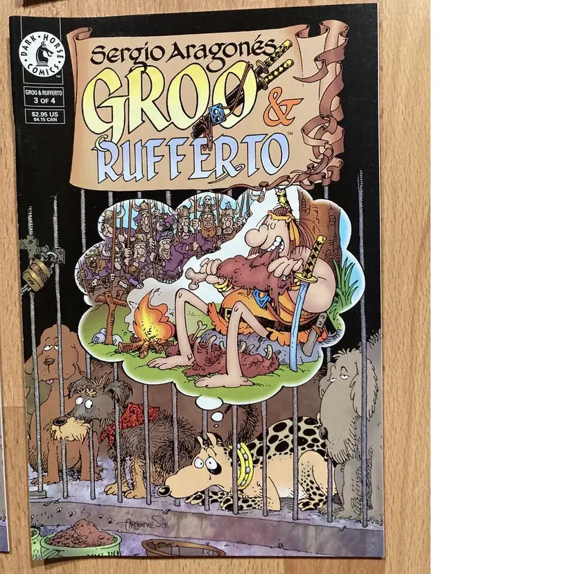 Sergio Aragones Groo & Rufferto # 3 Dark Horse Comic • Vintage • Near Mint •