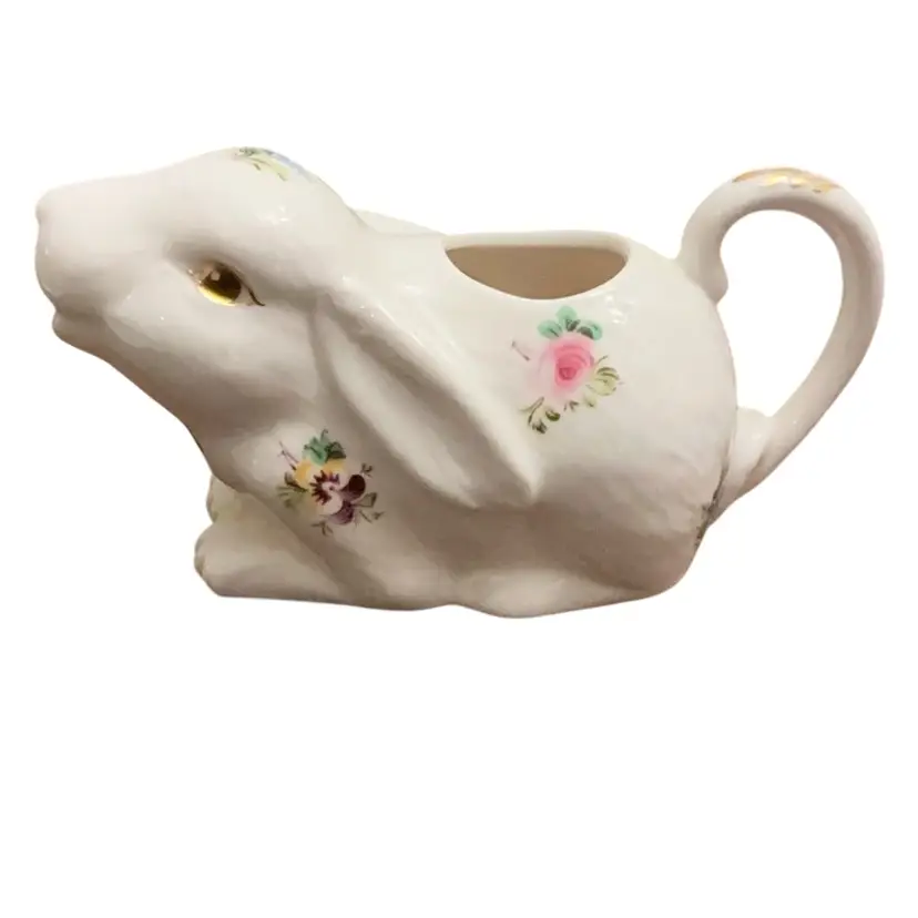 Graceβs Teaware Ceramic Bunny Creamer 2 1/2β X 4 3/4β