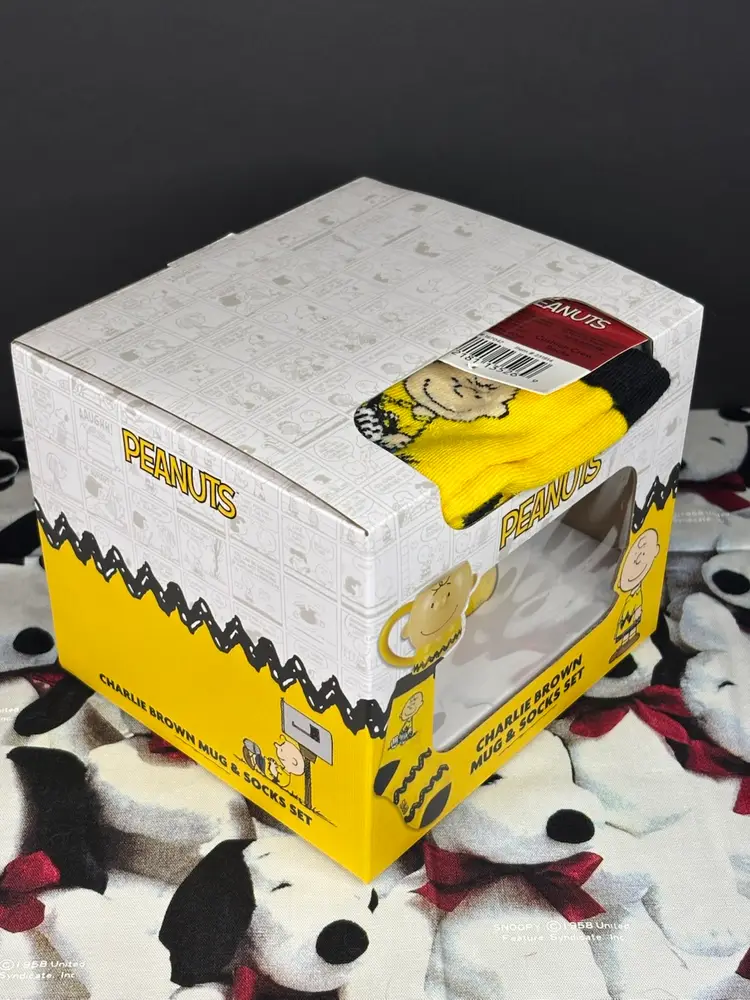 Charlie Brown Mug & Sock Combo