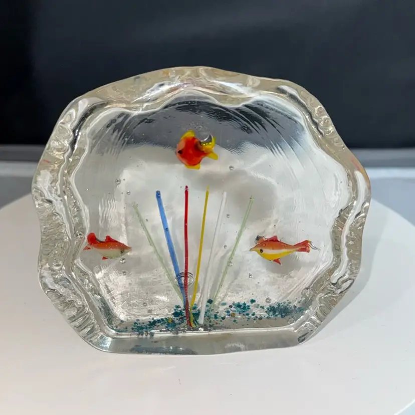 Vintage Aquarium Paper Weight