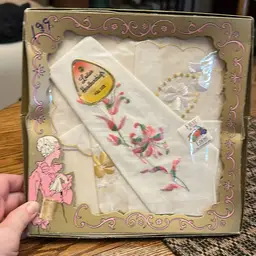 Vintage Ladies Handkerchiefs Fruit Of The Loom In Original Packaging 2