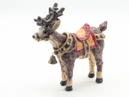 Christmas Reindeer Bobblehead Resin Holiday Decor