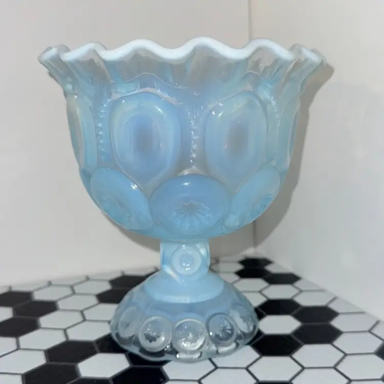 Moon & Star Compote Unique & Mysterious Opaline-like color formula- LE Smith