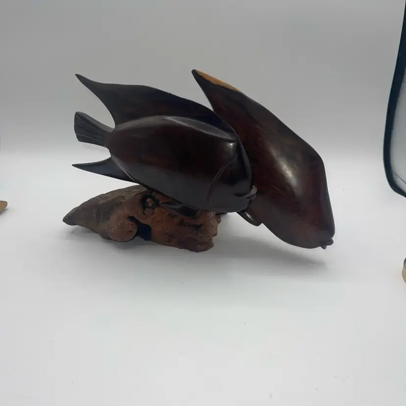 Ironwood Fish Carving 11.5” x 6.75” Stunning
