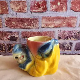 Shawnee Pottery Small Ceramic JoJo The Clown Planter Stamped USA 607