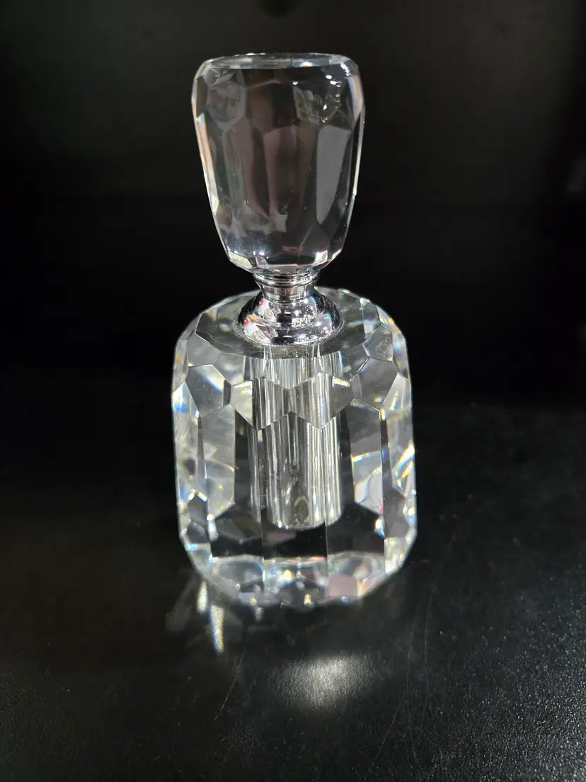 Clear Perfume Crystal Bottle